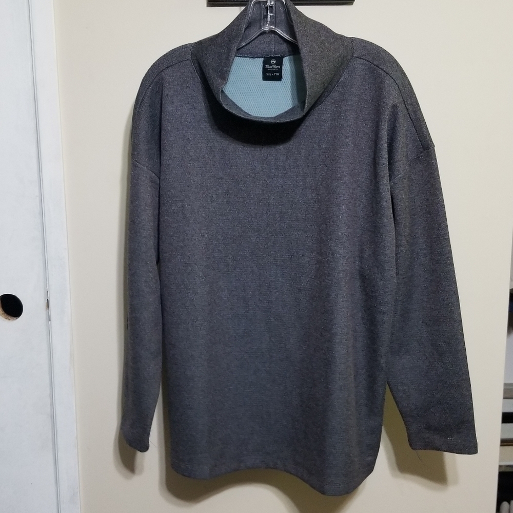 Wind River Mock Turtleneck Sweatshirt XXL Top Grey Casual Activewear